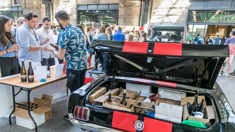Wine Car Boot | Things to do in London