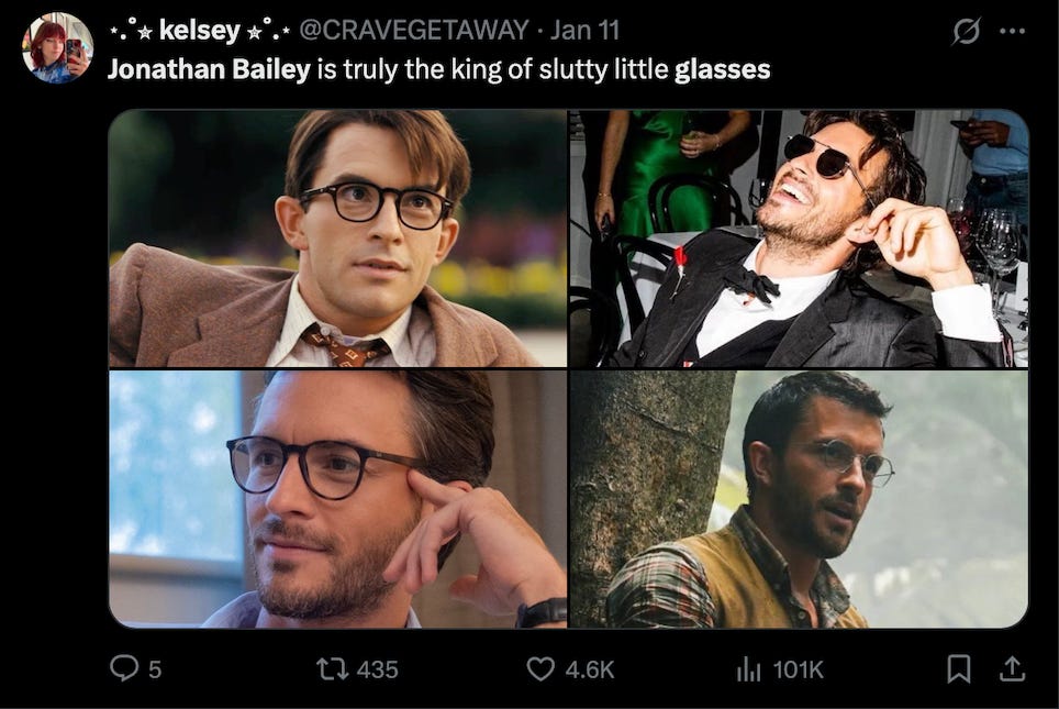 Jonathan Bailey's Glasses Just Unlocked a New Era of Thirsty