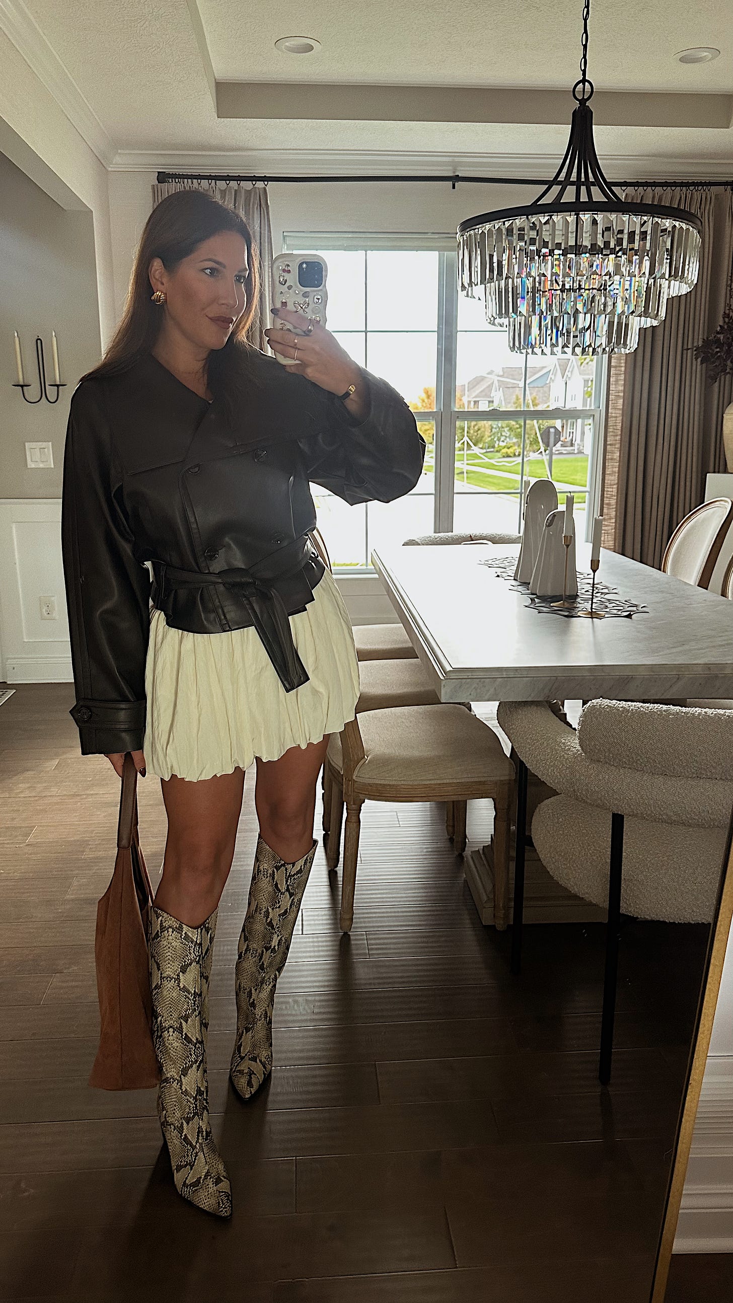 cropped leather jacket cropped leather jacket