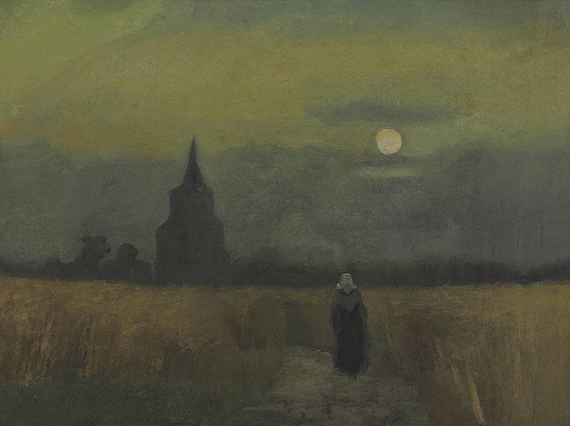 File:Vincent van Gogh - The Old Tower at Dusk - F40 JH507.jpg