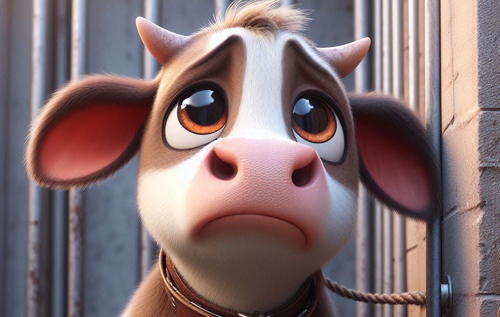 #Cuento Tengo la vaca atada