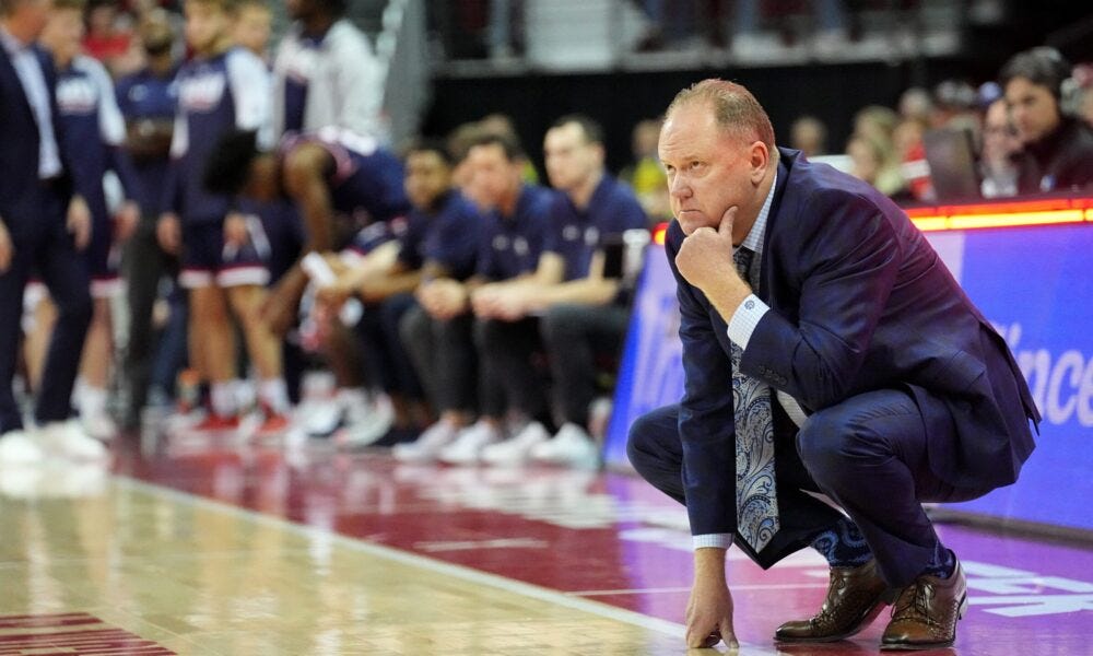 Wisconsin Badgers head basketball coach Greg Gard