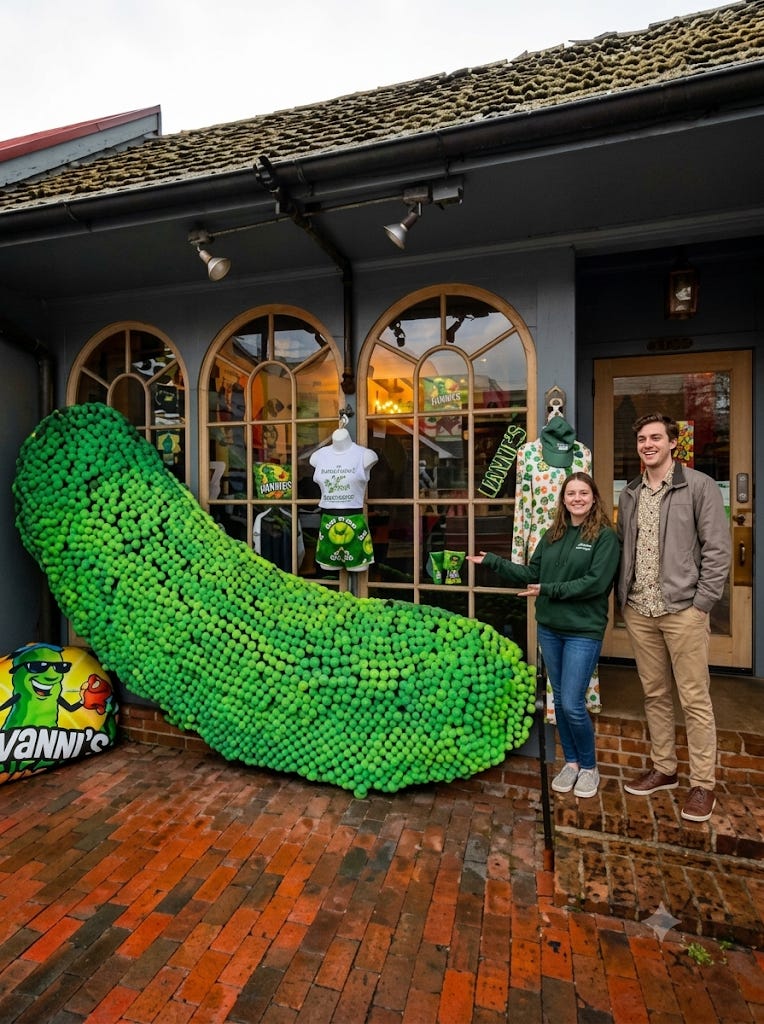 Giovanni's pickle store opening Giovanni's pickle store opening