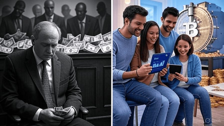 A collage of people sitting and a person holding money

AI-generated content may be incorrect.