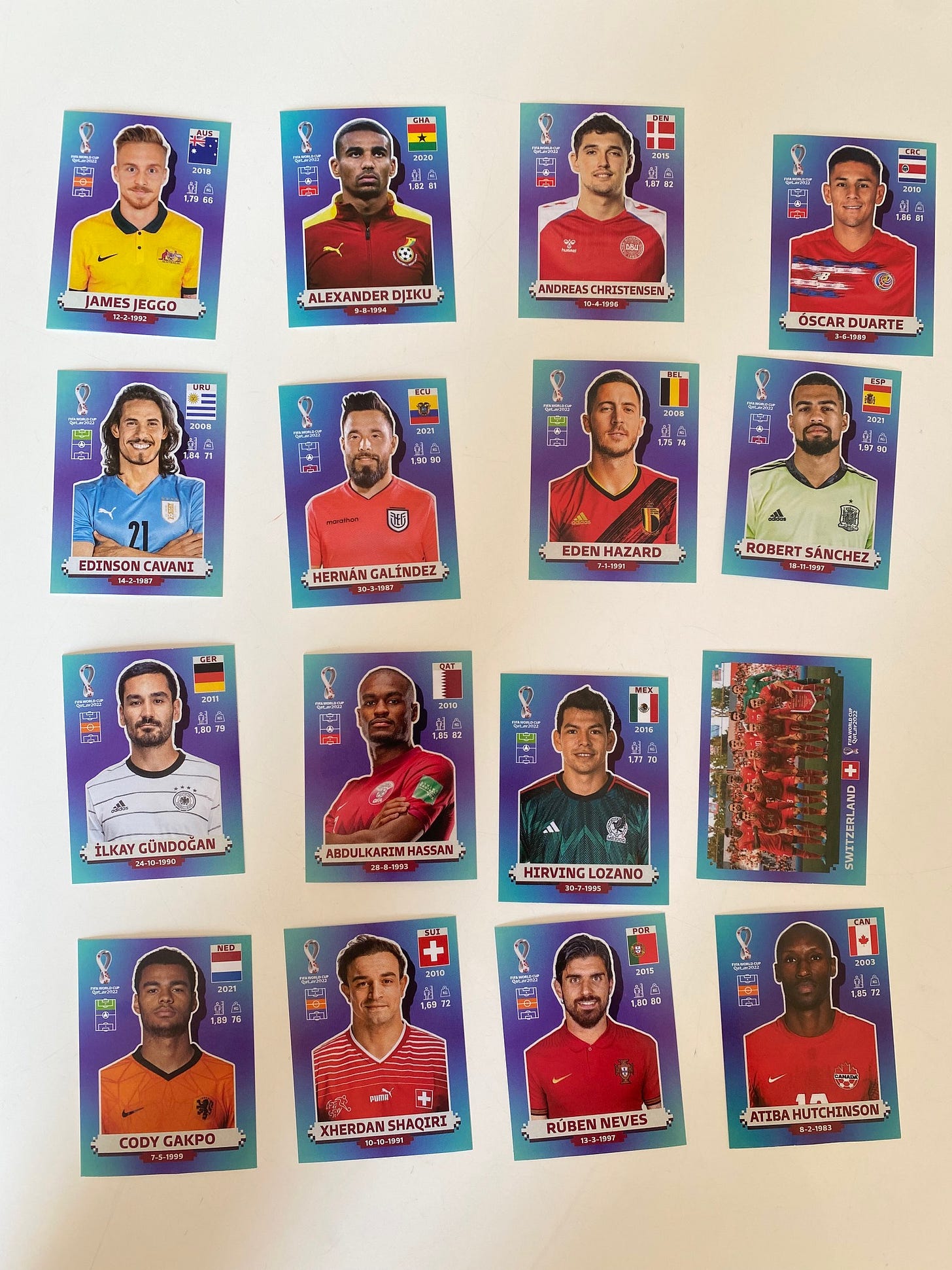Figurine Panini Qatar 2022