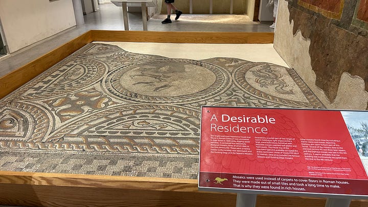 A selection of photos taken in the Corinium Museum, Cirencester. There is plenty of Roman history and artefacts including Roman Mosaic floors. Photos: Roland Millward