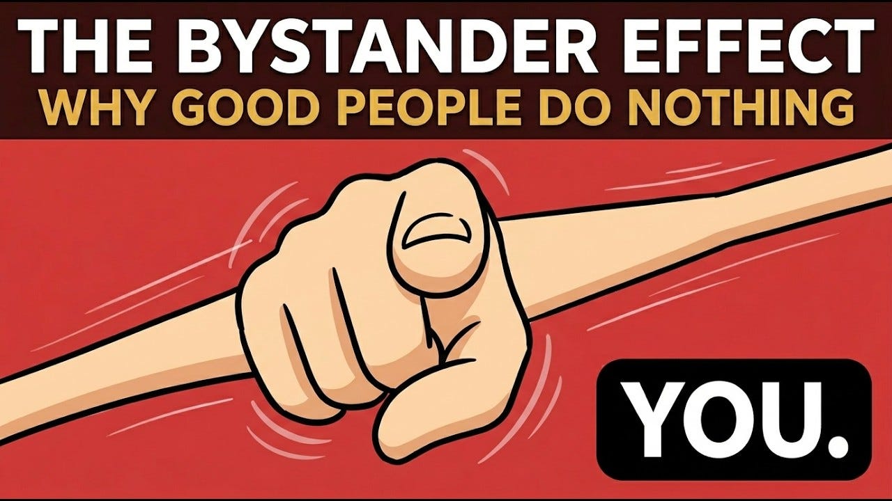 The Bystander Effect: Why Good People Do Nothing