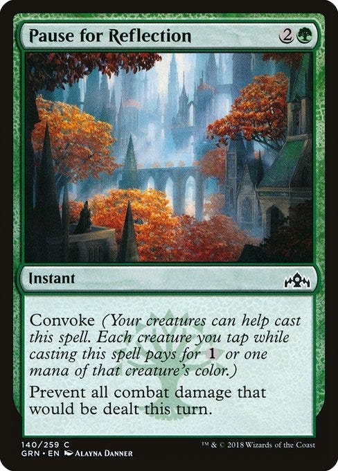 Pause for Reflection (Guilds of Ravnica #140) Pause for Reflection (Guilds of Ravnica #140)