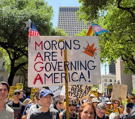 No Kings March 28, 2026 images and signs from around the country.