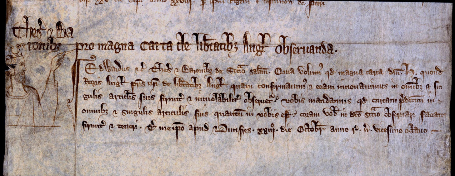 Magna Carta (1215) — Royal Power, Debt, and Medieval England’s Jewish Community. The Magna Carta era unfolded during a period when English kings relied heavily on taxation, debt, and financial networks. Jewish communities played an important role in medieval English finance, but growing religious prejudice, political pressure, and royal financial interests contributed to increasing restrictions that culminated in Edward I’s expulsion of England’s Jews in 1290.