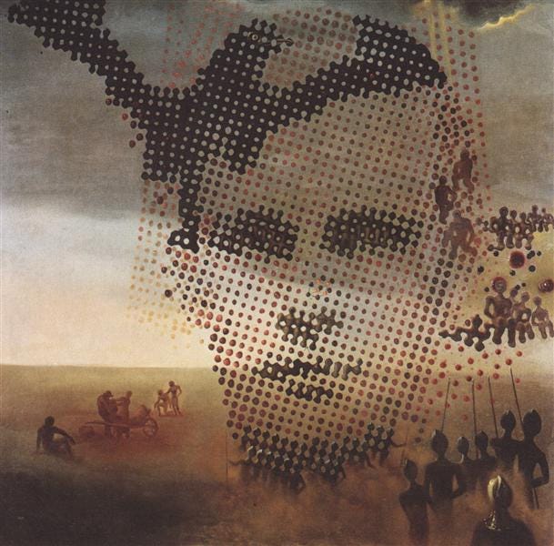 Portrait of My Dead Brother, 1963 - Salvador Dali