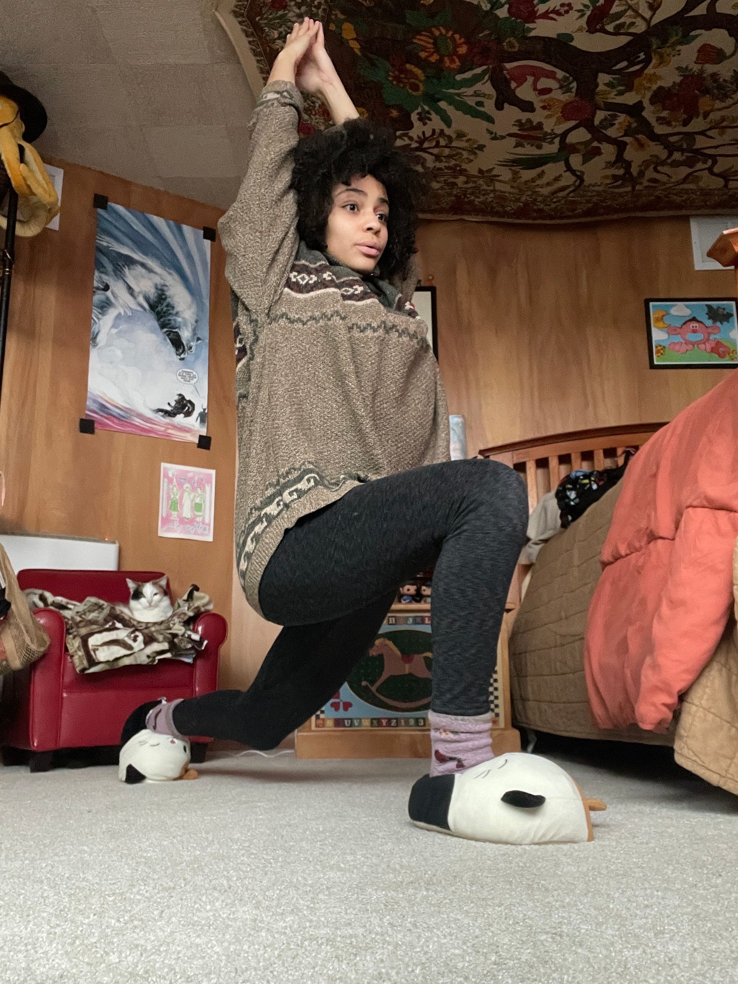 Ashta Chandrasana? I think?