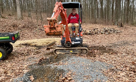 Photo gallery of a playground being removed.