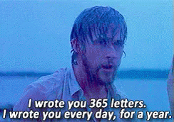 The Notebook Noah Wrote 365 Letters GIF (709×500) - The Notebook | GIFDB.com
