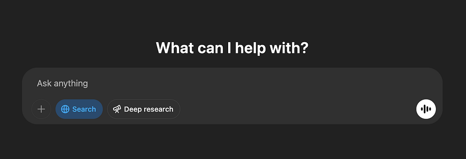 Newsletter artwork for “Web AI Search vs Deep Research”