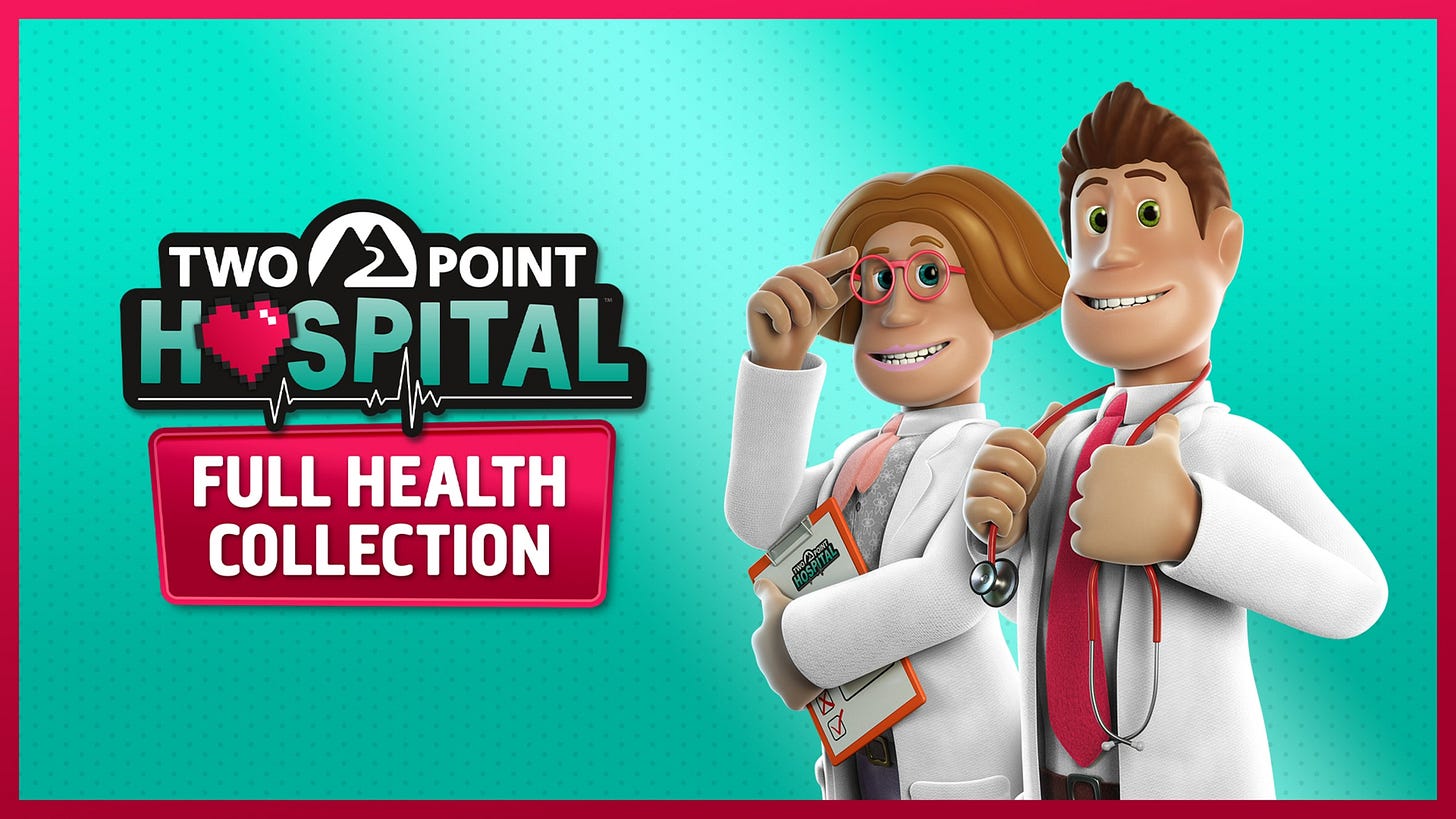 Two Point Hospital: Full Health Collection para Nintendo Switch 2 - Site Oficial da Nintendo para Brasil Two Point Hospital: Full Health Collection para Nintendo Switch 2 - Site Oficial da Nintendo para Brasil