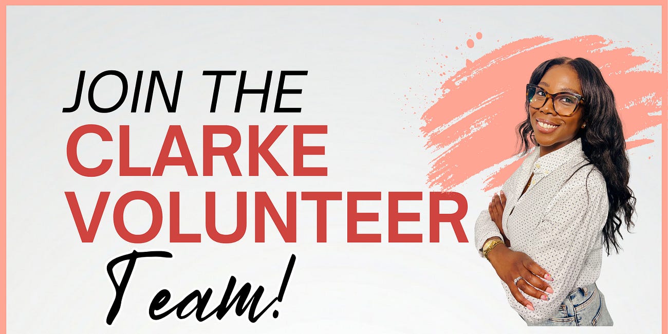 Volunteer for Athena Clarke and Enjoy Some Pizza!
