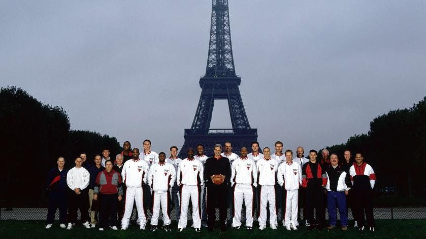 Michael Jordan and 'a bunch of scrubs': An oral history of the Bulls' '97 trip to Paris - NBC Sports Chicago Michael Jordan and 'a bunch of scrubs': An oral history of the Bulls' '97 trip to Paris - NBC Sports Chicago