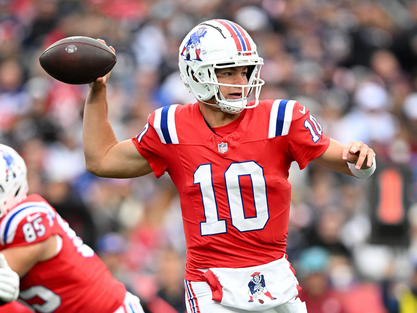 How did Drake Maye do vs. Texans? Patriots QB makes first NFL start