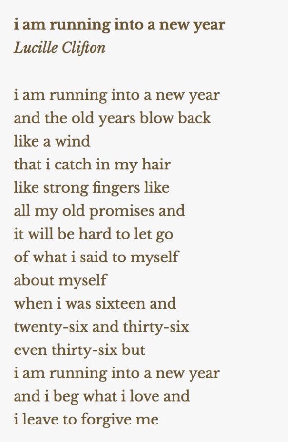 Image result for lucille clifton new year poem Image result for lucille clifton new year poem