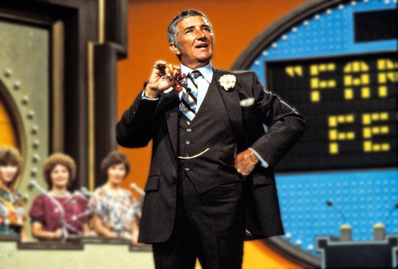 Richard Dawson, host of TV's "Family Feud"