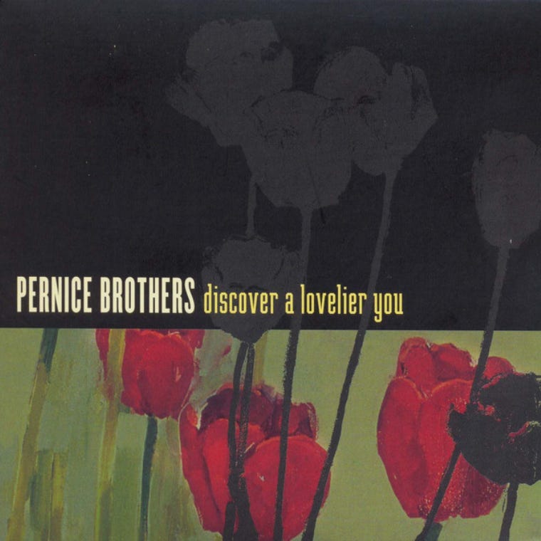 Pernice Brothers “Discover a Lovelier You” album art Pernice Brothers “Discover a Lovelier You” album art