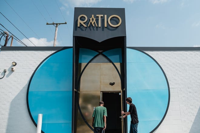 A customer enters Ratio Cannabis on the first day of legal recreational marijuana sales, Tuesday, Aug. 6, in Goshen Township. A customer enters Ratio Cannabis on the first day of legal recreational marijuana sales, Tuesday, Aug. 6, in Goshen Township.
