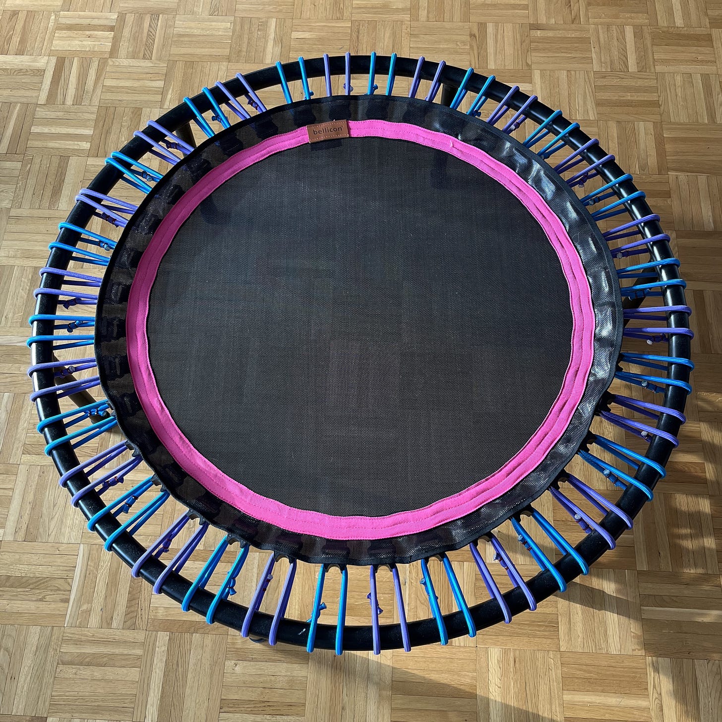 Bellicon rebounder mini trampoline for HIIT plyometrics and balance training at home