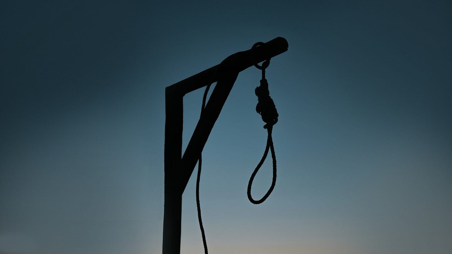 A gallows