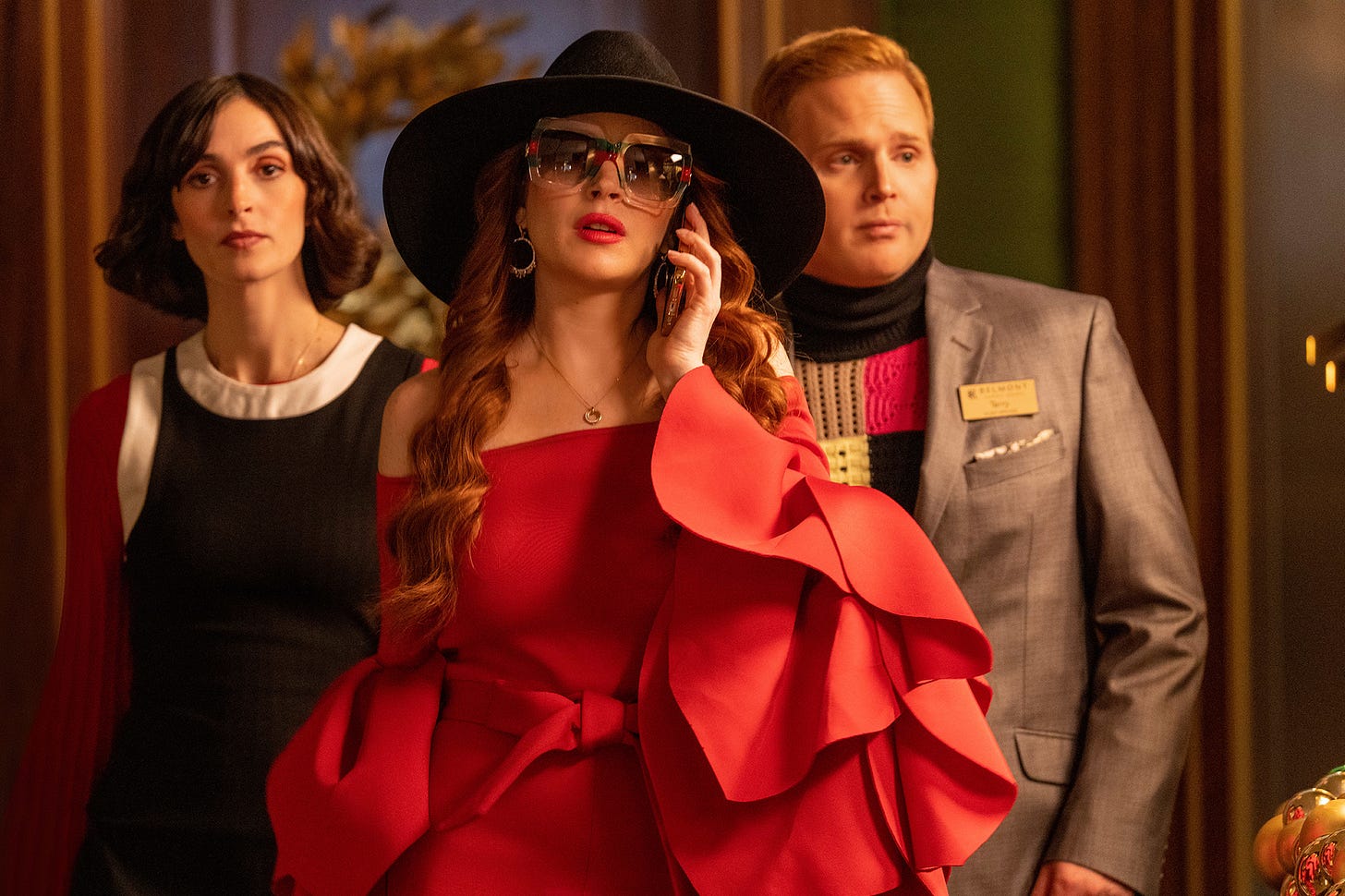 Lindsay Lohan's comeback, 'Falling for Christmas,' is a dud