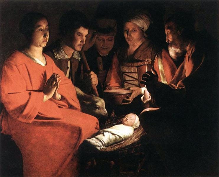 Adoration of the Shepherds, c.1644 - Georges de la Tour