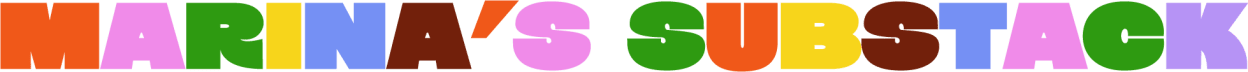 Marina's Substack