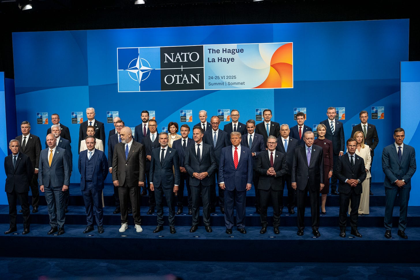 Leaders of NATO countries gather together Leaders of NATO countries gather together