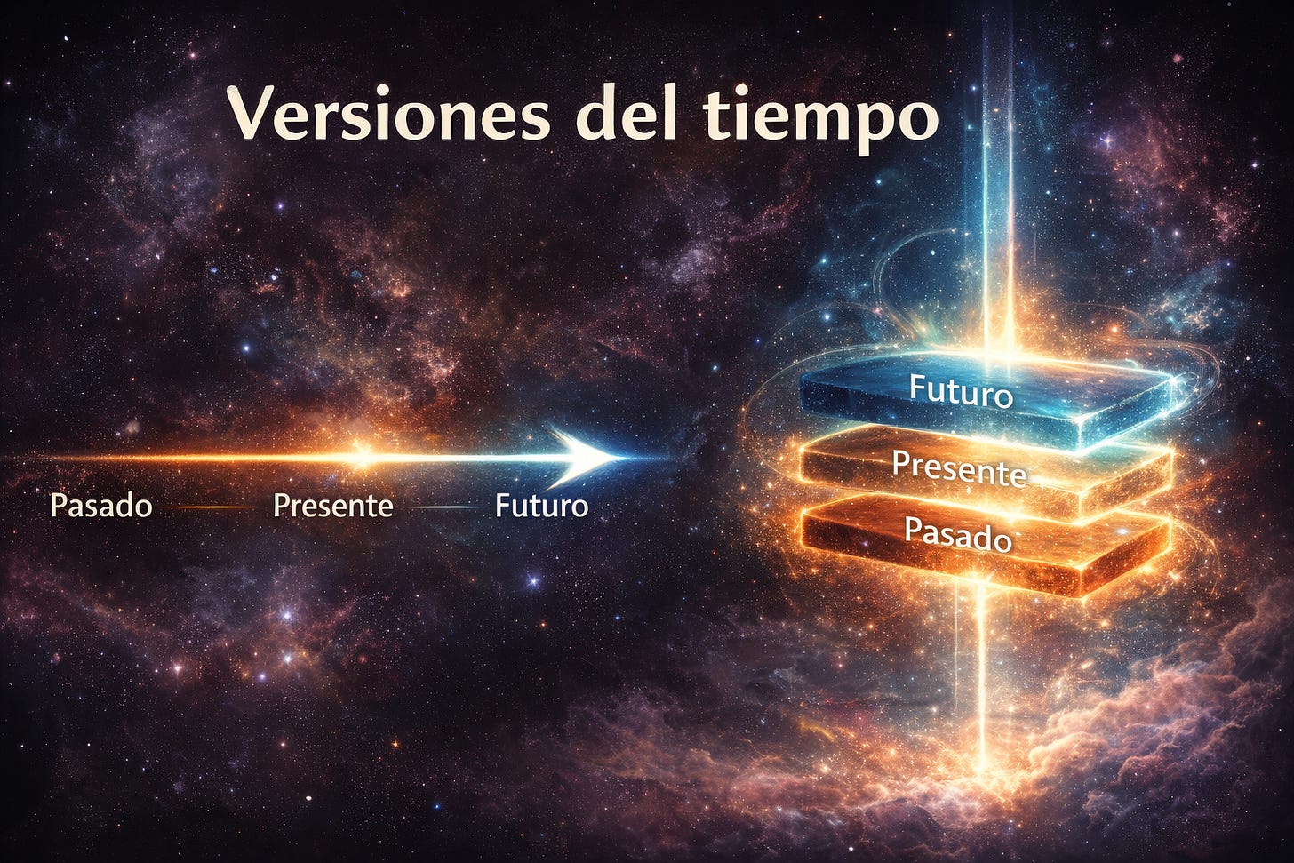 Tiempo lineal vs universo bloque (filosofía del tiempo)