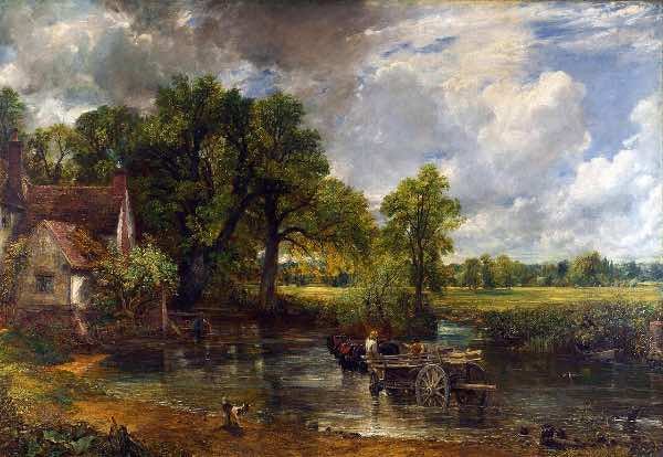 The Hay Wain, John Constable, 1821. The Hay Wain, John Constable, 1821.