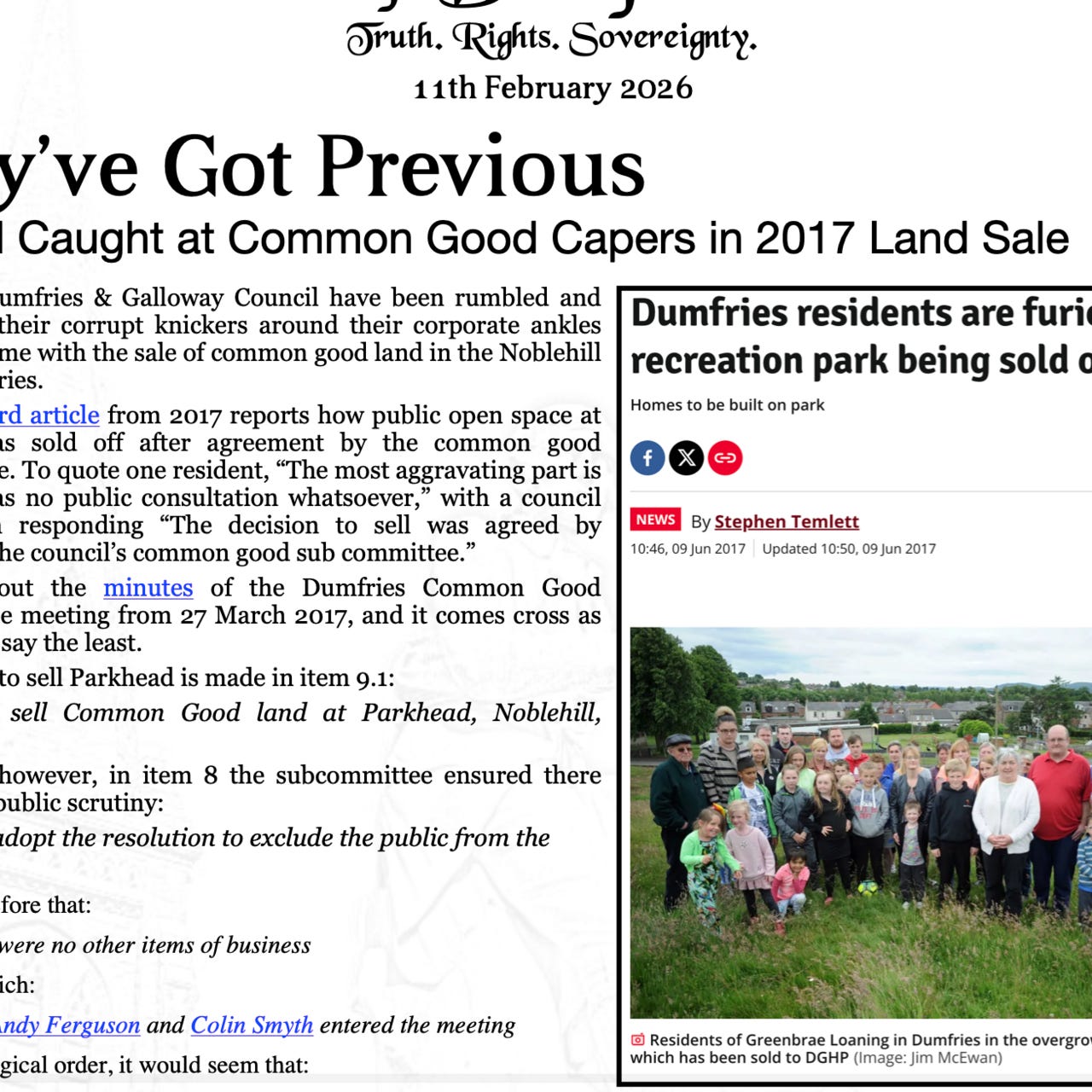 Declaration’s Newsletter