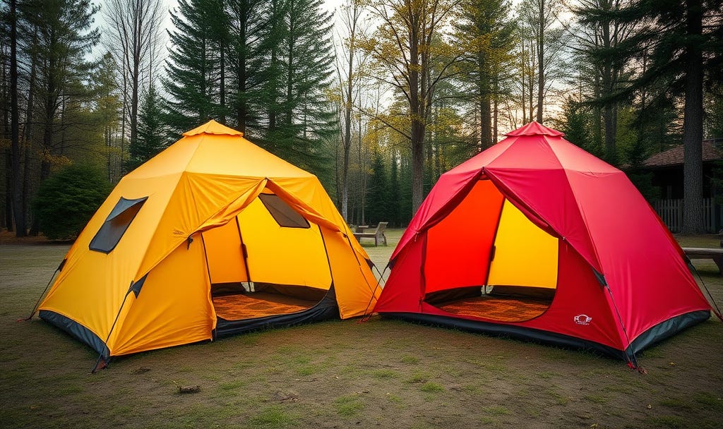 I Help Maya in Pegging Her Tent