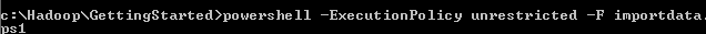 import data to hadoop on windows file system