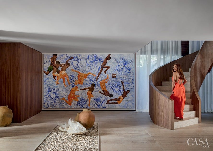 A cantora, que divide o tempo entre Los Angeles, Miami e Rio de Janeiro, mostra à Casa Vogue a sua nova morada carioca