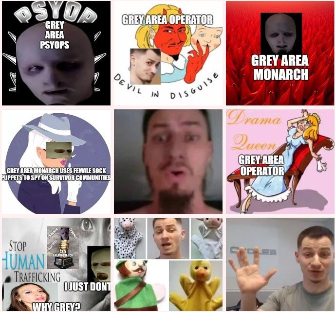 Index of Posts on the Predator David Hall aka Grey Area Monarch 