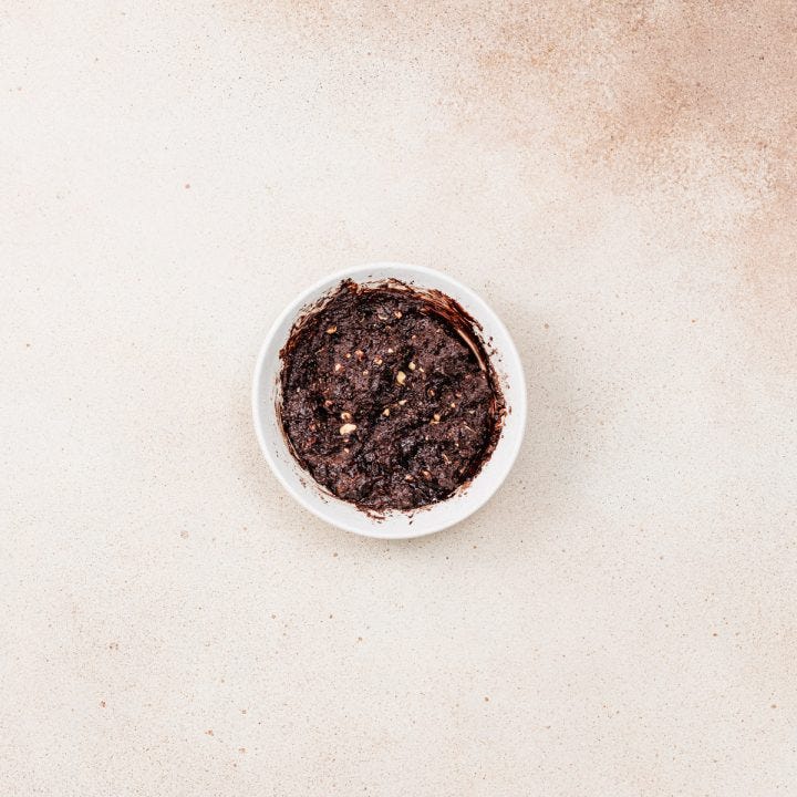 Chocolate Filling in bowl.