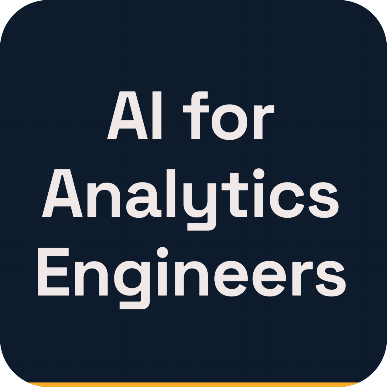AI for Analytics Engineers logo