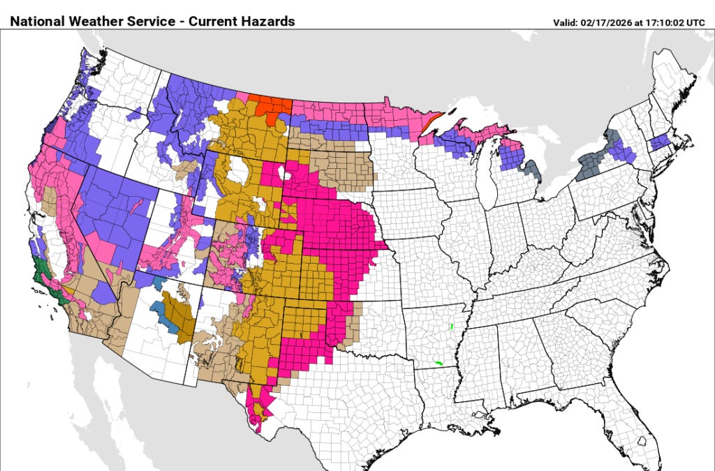 Wild winds on the Plains today, along with fire risk as we look at how the Colorado River negotiations failed spectacularly