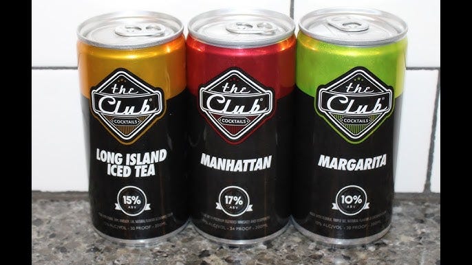 The Club Cocktails: Long Island Iced Tea, Manhattan & Margarita Review -  YouTube