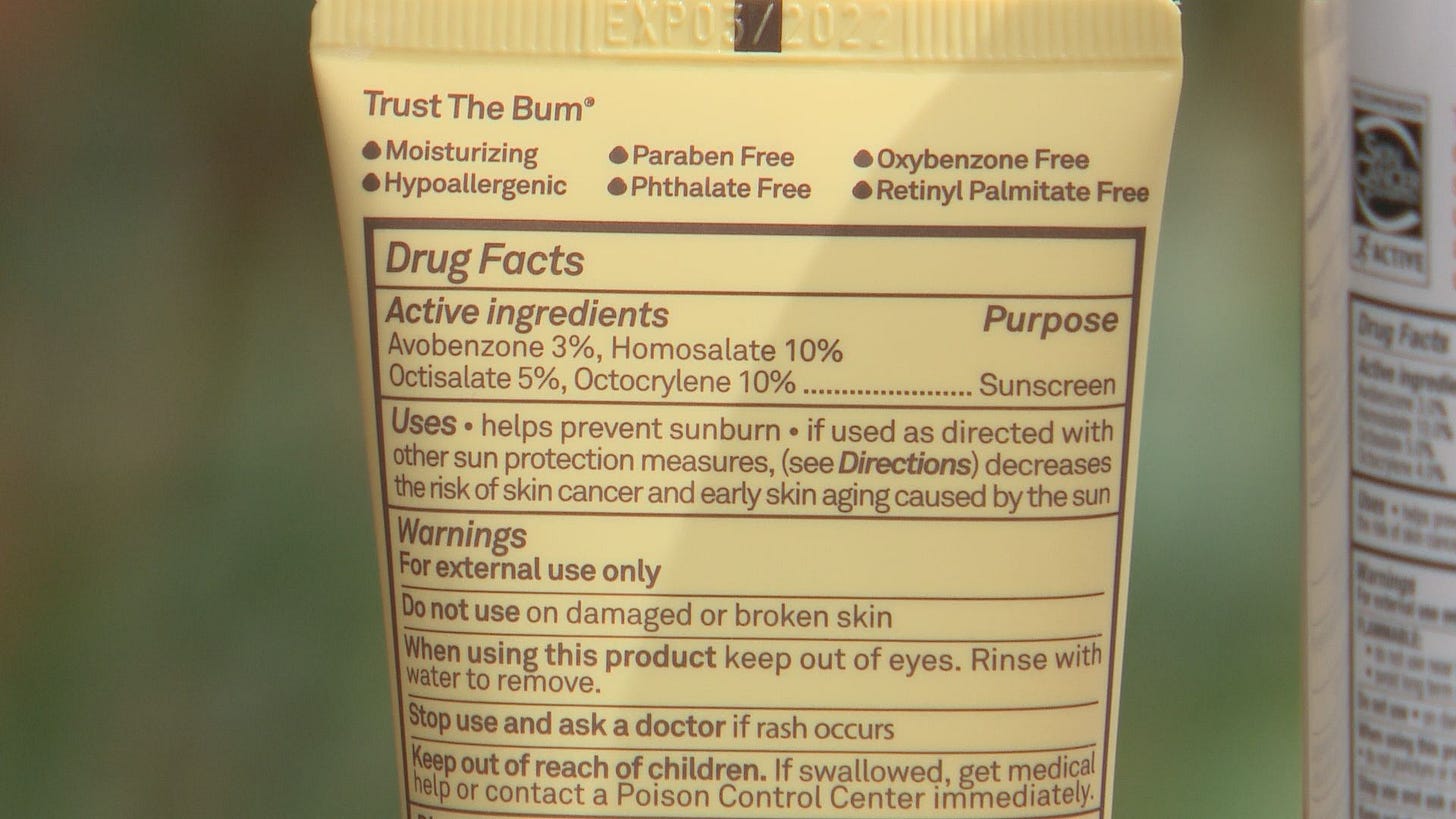 Toxic chemicals in popular sunscreens: a dermatologist explains what you  need to know