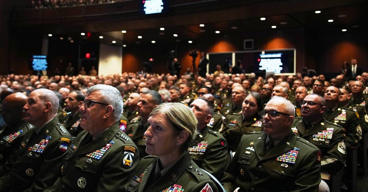 Trump Calls for Using US Cities as 'Training Ground' for Armed Forces in  Unusual Speech to Generals
