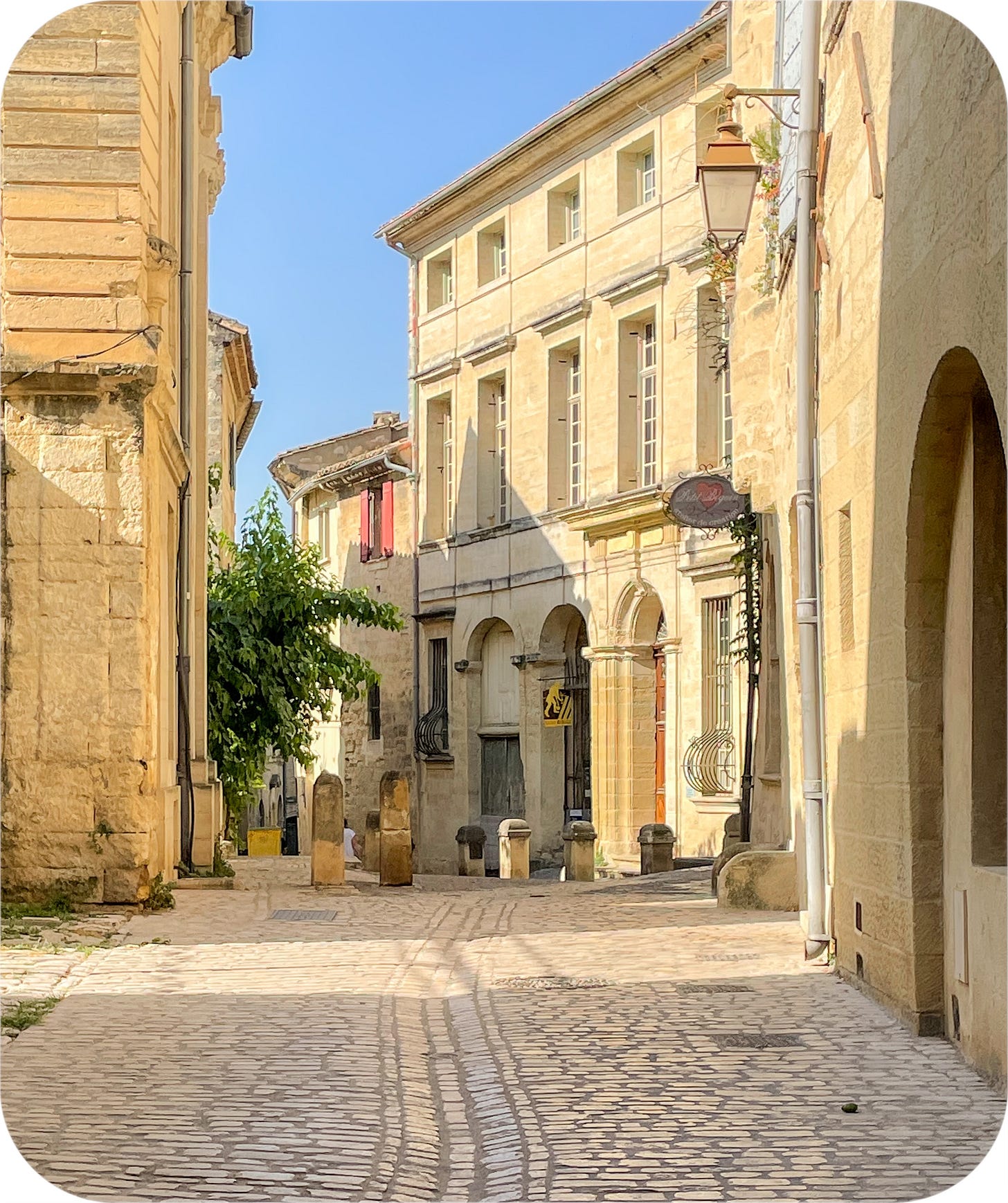 Stone buildings, Uzes France