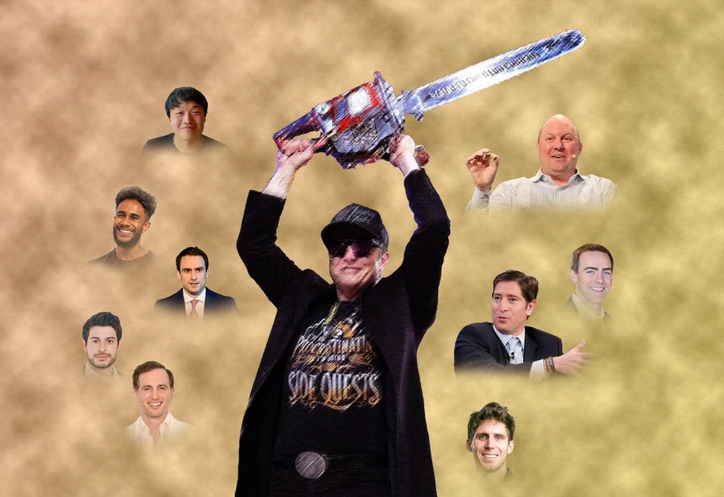 19 founders and VCs working with Elon Musk's DOGE | TechCrunch