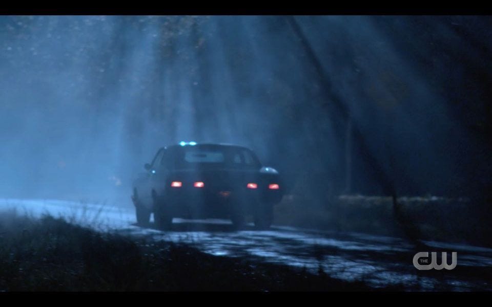 Sam Dean Winchester talking in Baby Impala in fof 1504 Sam Dean Winchester talking in Baby Impala in fof 1504