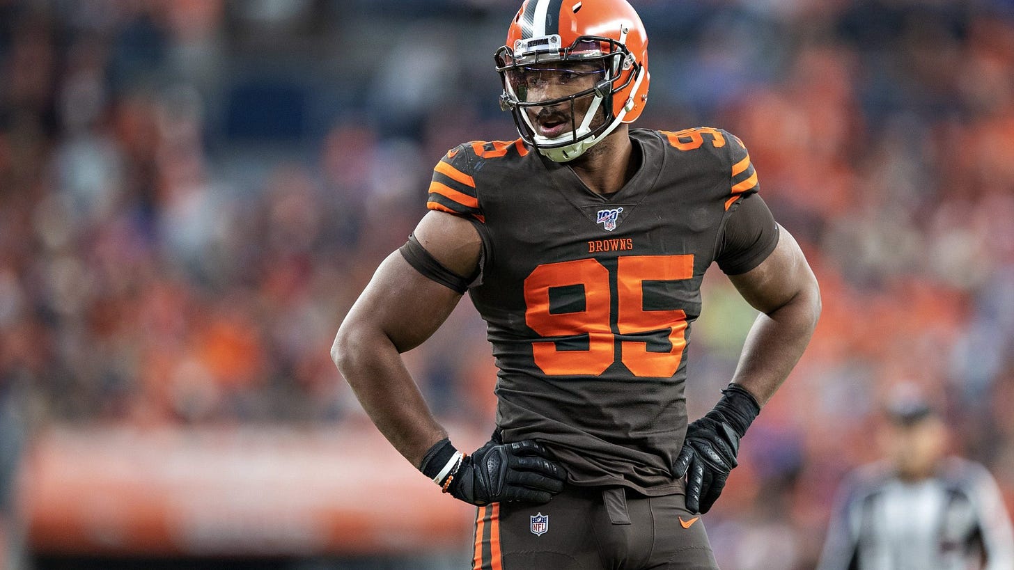Myles Garrett nearing 5-year, $125 million extension with Browns: Report